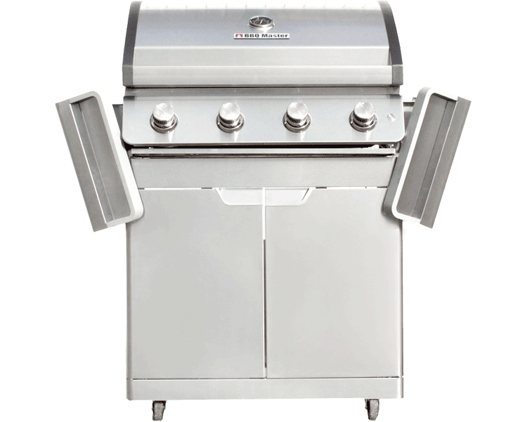 BBQ Master XL Plus - Stainless steel gas barbecue